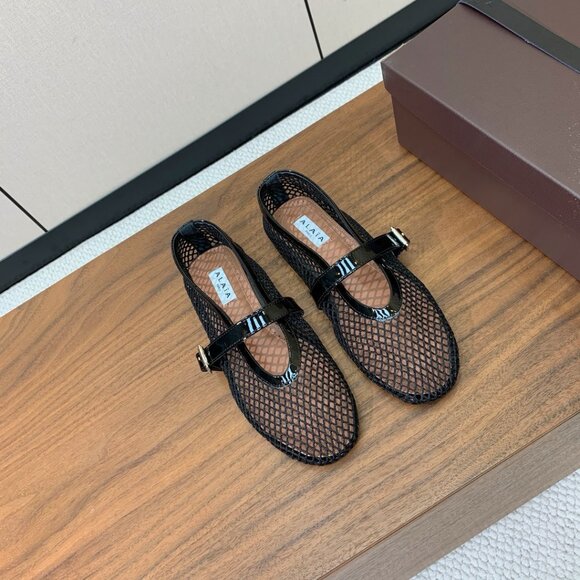 Alaia Mesh Ballet Flats